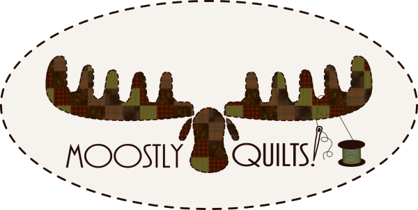 Image of the home page of the Moostly Quilts website