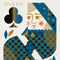 Spackalicious Designs Gallery Image, Links to information about an Illustrator project for a class designing a playing card