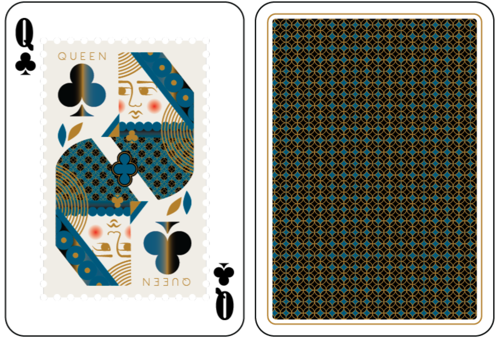 Julie's playing card front