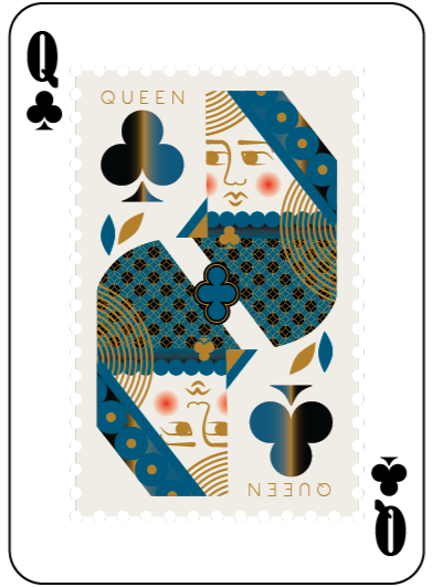 Julie's playing card front