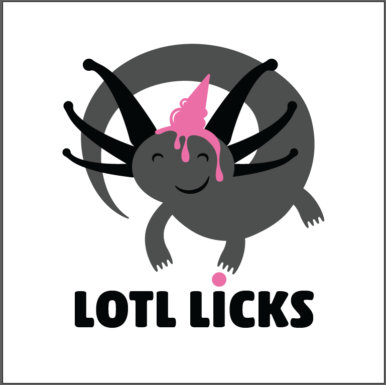 Lotl Licks Ice Cream Shoppe Logo Design Process