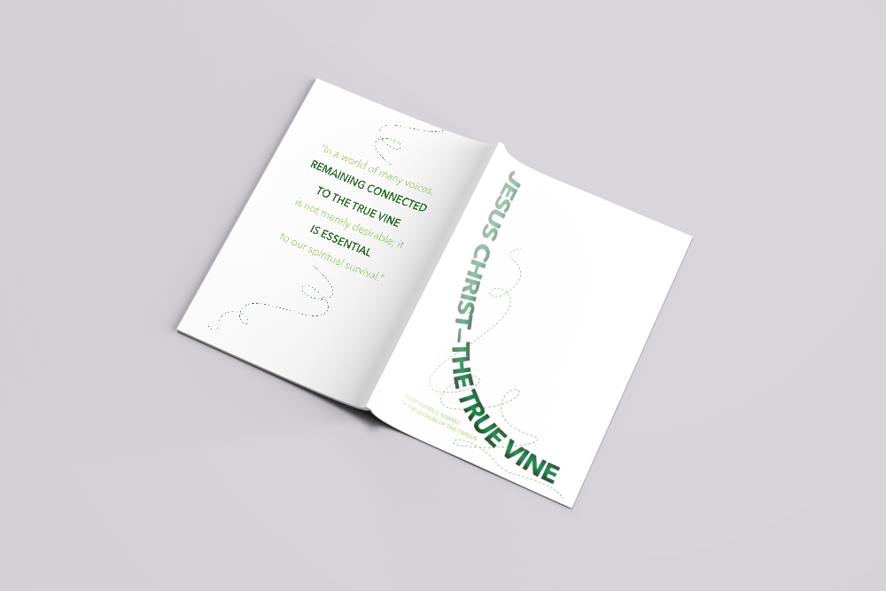 Images from the Design Process to create a 7x10 Booklet of a Conference Talk