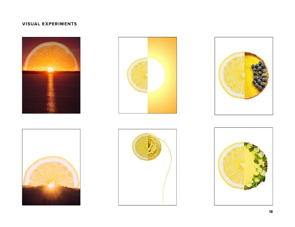 Design process for Julie's Graphic Design Project on Creative Strategies