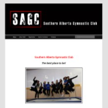 Southern Alberta Gymnastic Club Website Thumbnail